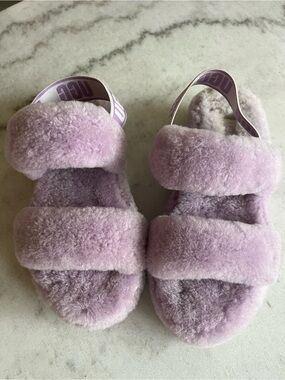 UGG Oh Yeah Women's Slippers 1107953
Lilac Bloom Purple Sheepskin Fuzzy sz6